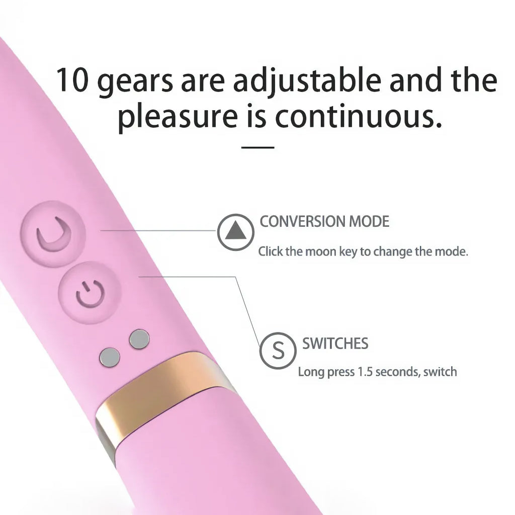 Wrench Thrusting G-Spot Vibrator with 10 Speeds