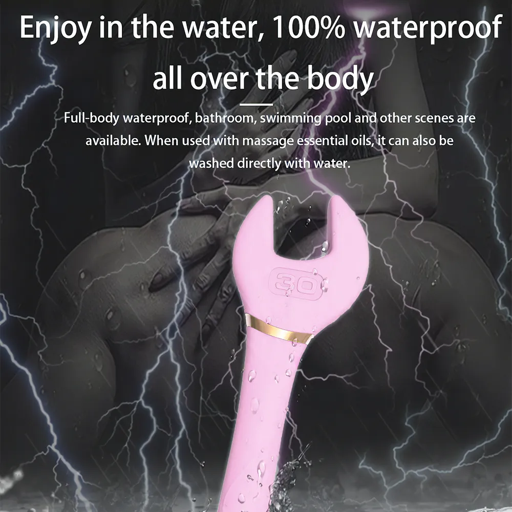 Wrench Thrusting G-Spot Vibrator with 10 Speeds