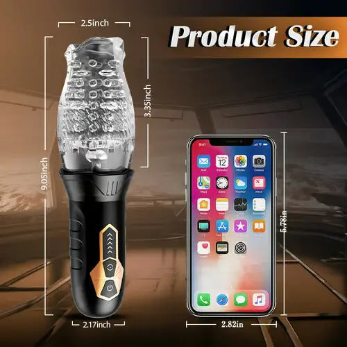 XR14 Best Male Masturbator 10 Vibration 5 Rotation