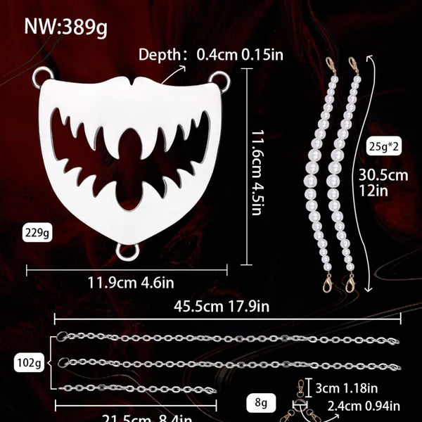 Women’s Pearl Bondage Panties - Clit Stimulator BDSM Toy
