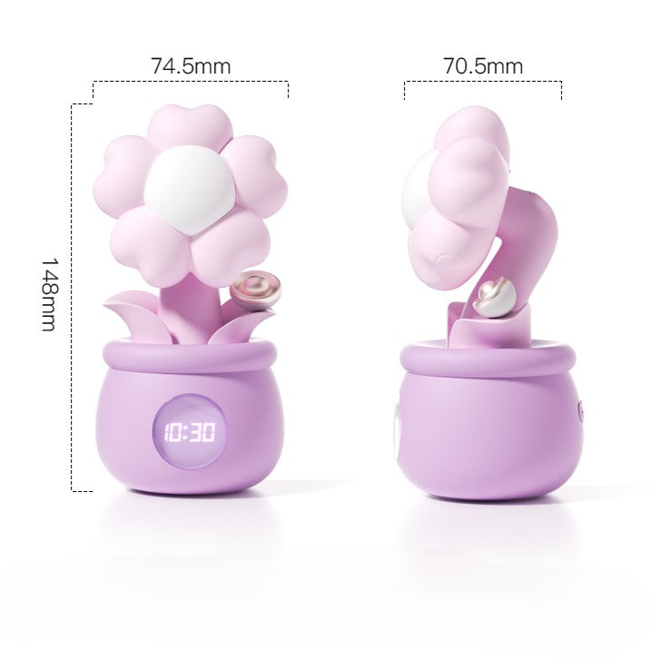 ZEMALIA Flower Clock Sucking & Thrusting Vibrator Set