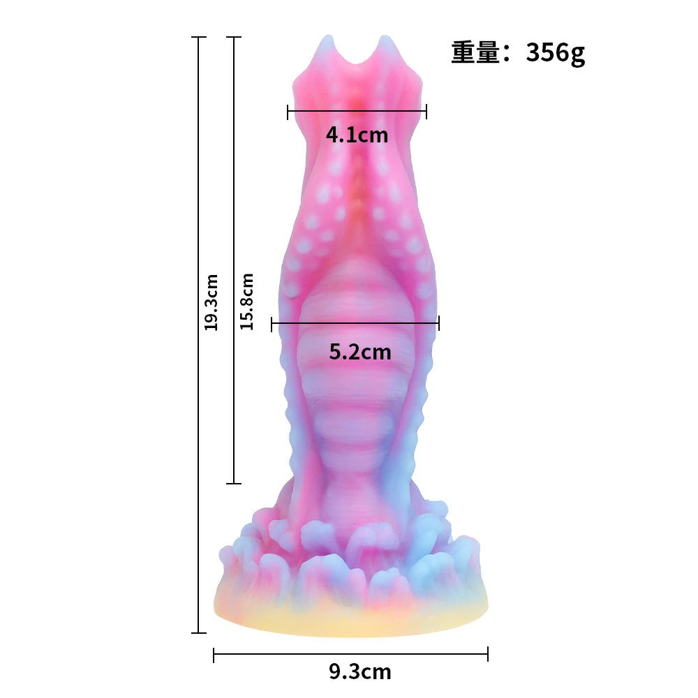 Glow in the Dark Moon Fantasy Unicorn Dildo