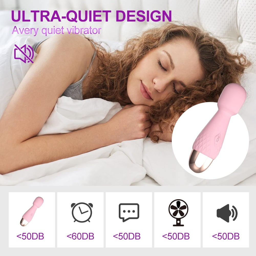 Birdsexy Mini Vibrator Sex Toys for Women, Female G-Spot Clitoris Stimulator Massager AV Vibrator Partners Toy for Women, 10 Vibrating Modes Rechargeable Small Vibrators, Pink