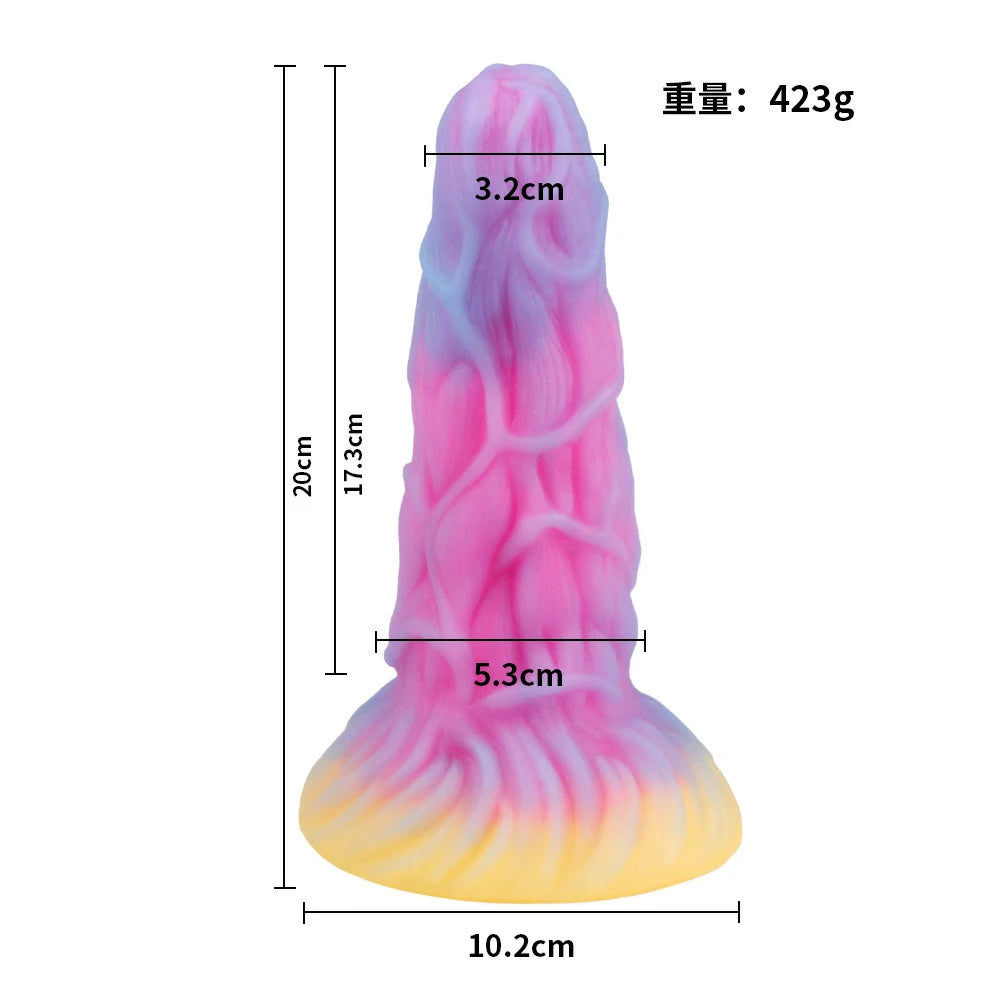 Glow in the Dark Moon Fantasy Unicorn Dildo