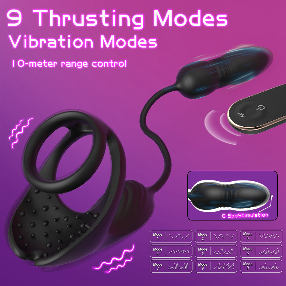 Xinghaoya 2-In-1 Remote Control Male Vibrator