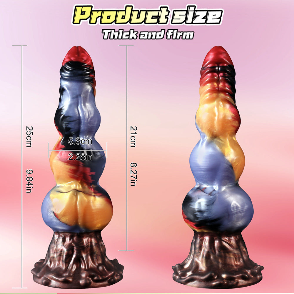 Xinghaoya Silicone Dog Penis Thrusting Vibrator