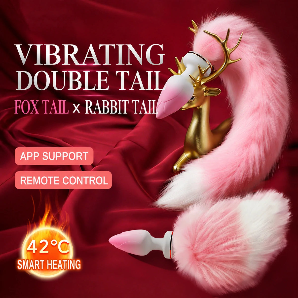 Fox & Bunny Tail App Controlled Fantasy Plug