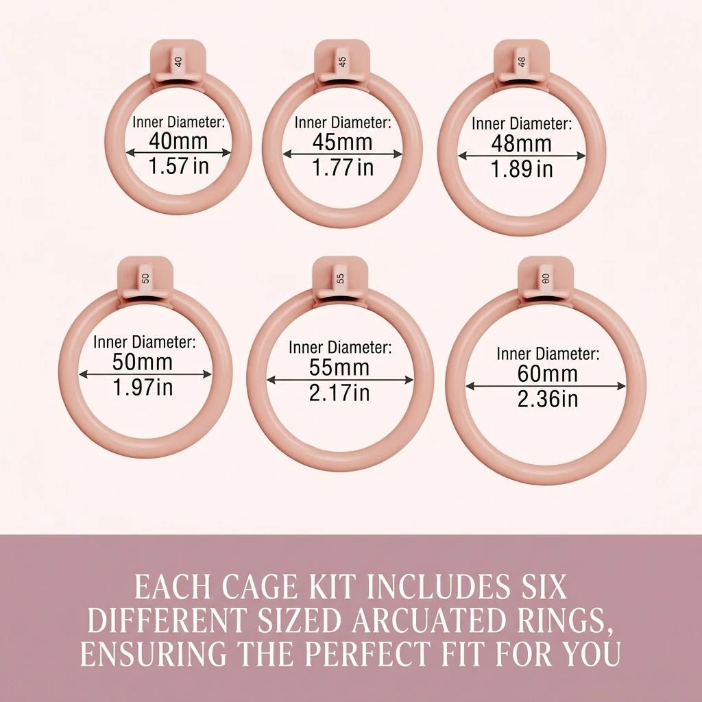 Sakura Bloom Silicone Male Chastity Cage