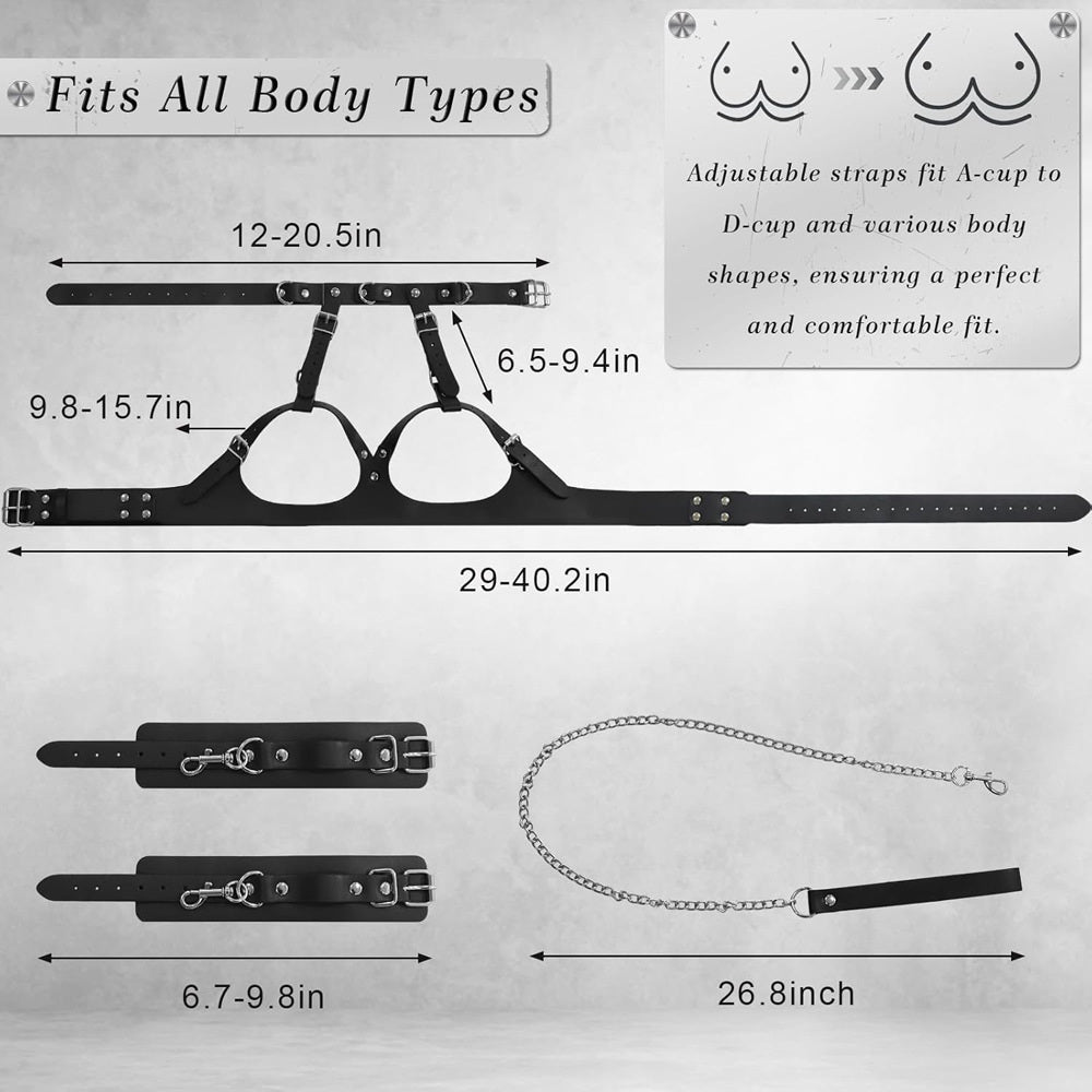 Xinghaoya Leather BDSM Bondage Sets