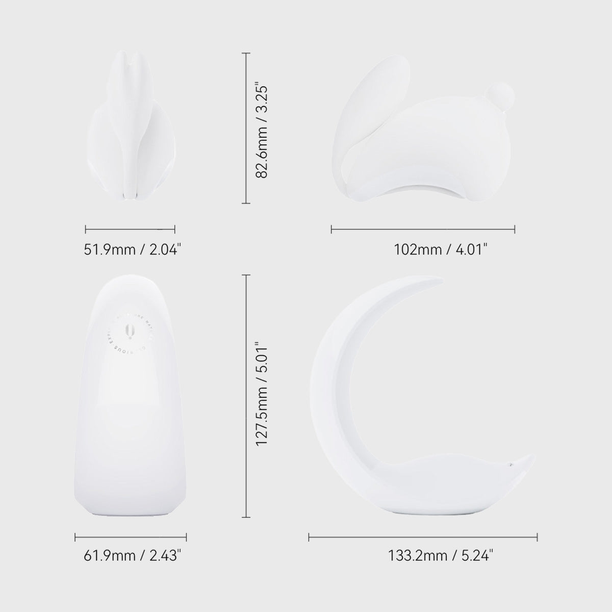 Osuga Bunnymoon Suction & Egg Vibrator with Night Lamp