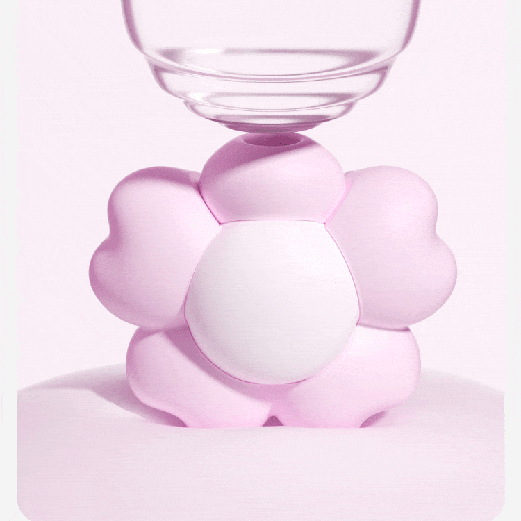 ZEMALIA Flower Clock Sucking & Thrusting Vibrator Set