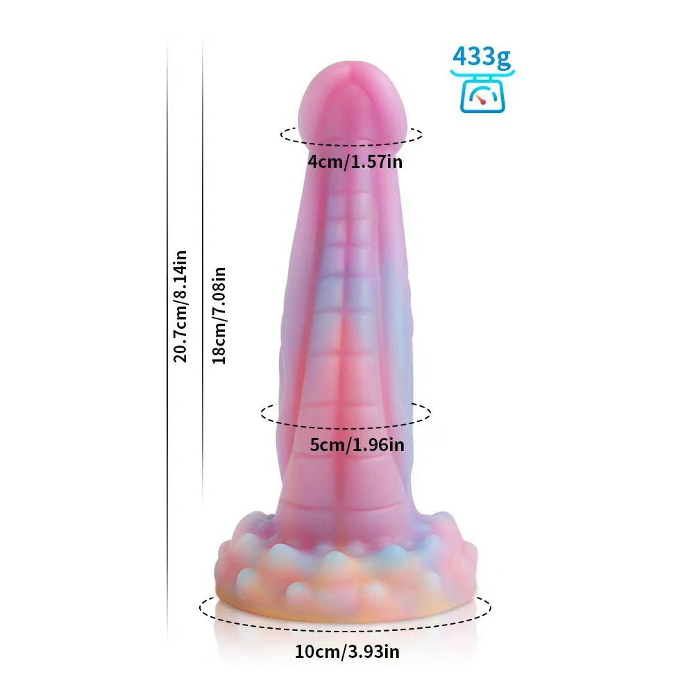 Glow in the Dark Moon Fantasy Unicorn Dildo