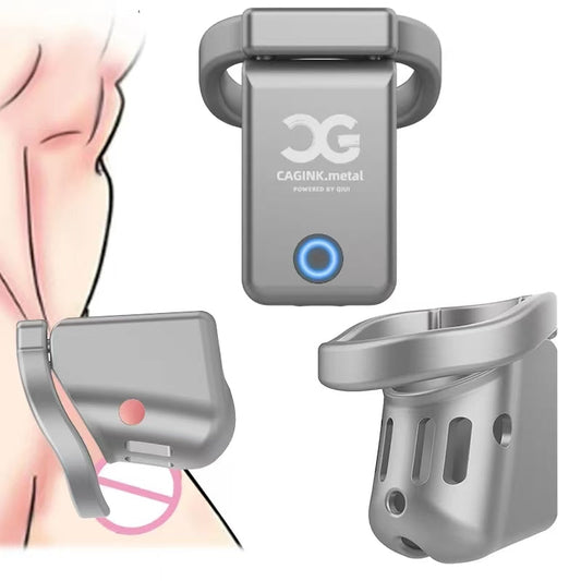 QIUI Cagink Metal Micro Chastity Cage
