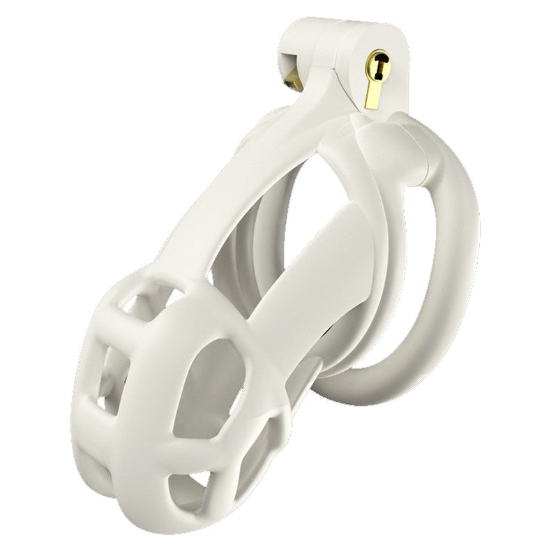 White Chastity Cage