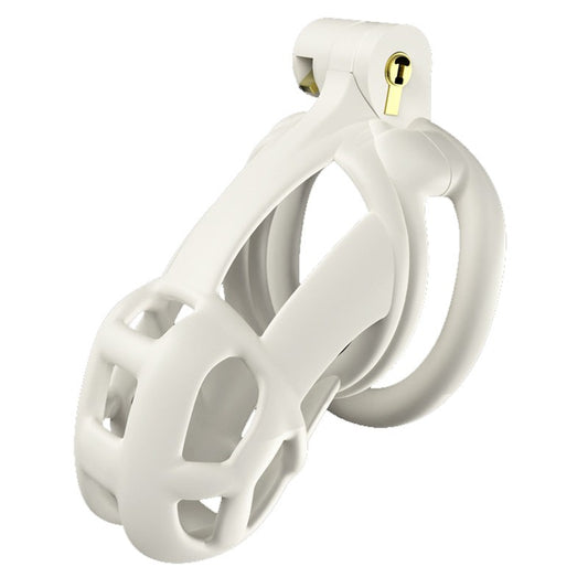 White Chastity Cage