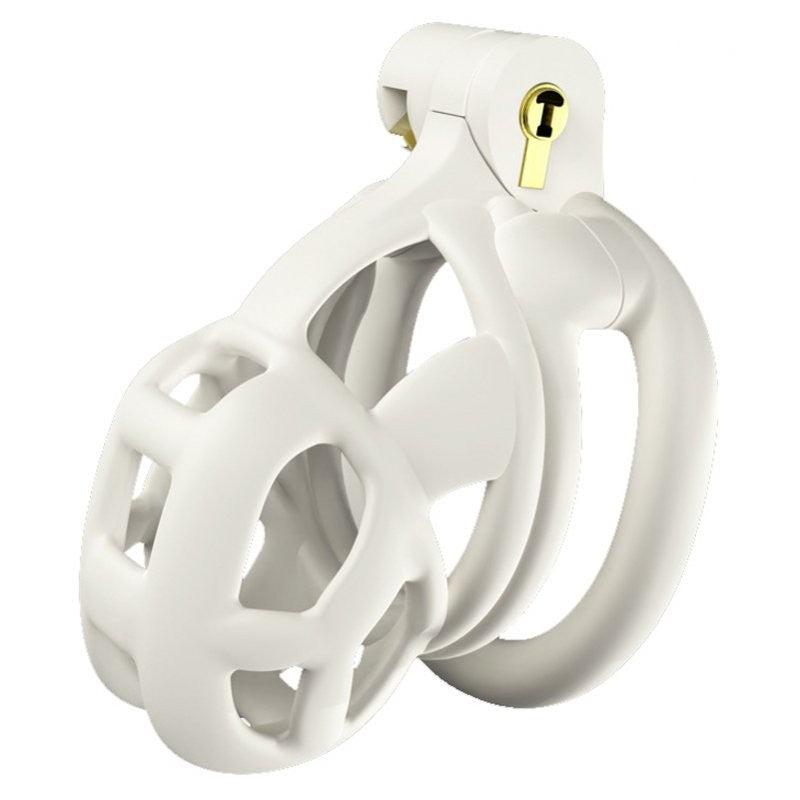 White Chastity Cage