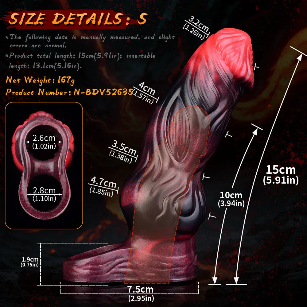 Remote Control Vibrating Dick Sleeve
