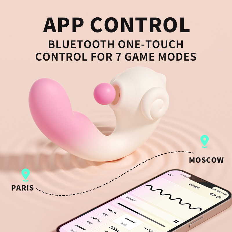 Pressure-sensitive Vibration & Flapping G Spot Vibrator With APP