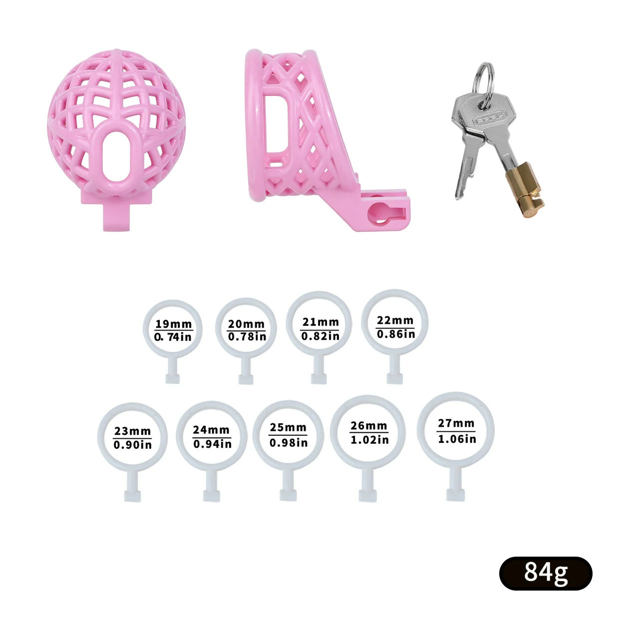 Air Grid Ultra-Light Resin Chastity Cage