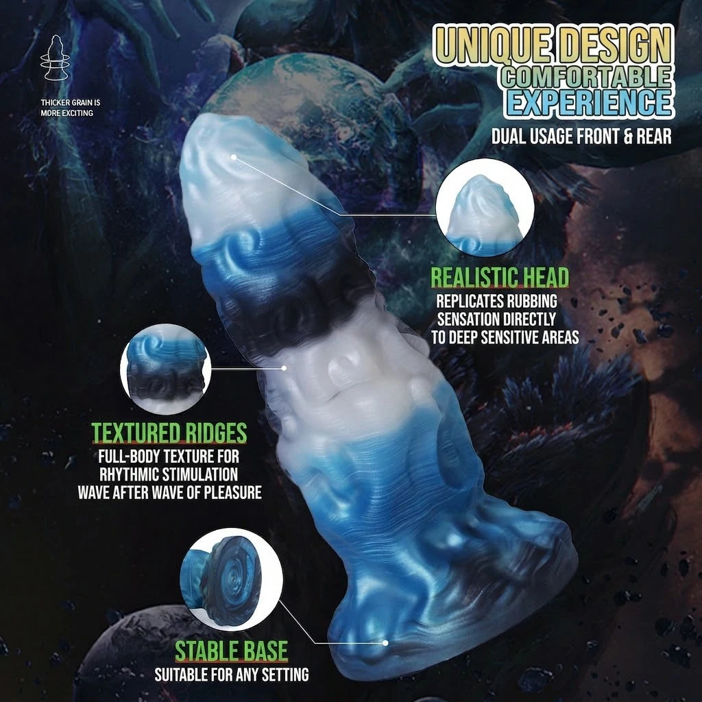 Aries Dragon Fantasy Dildo & Base Plug