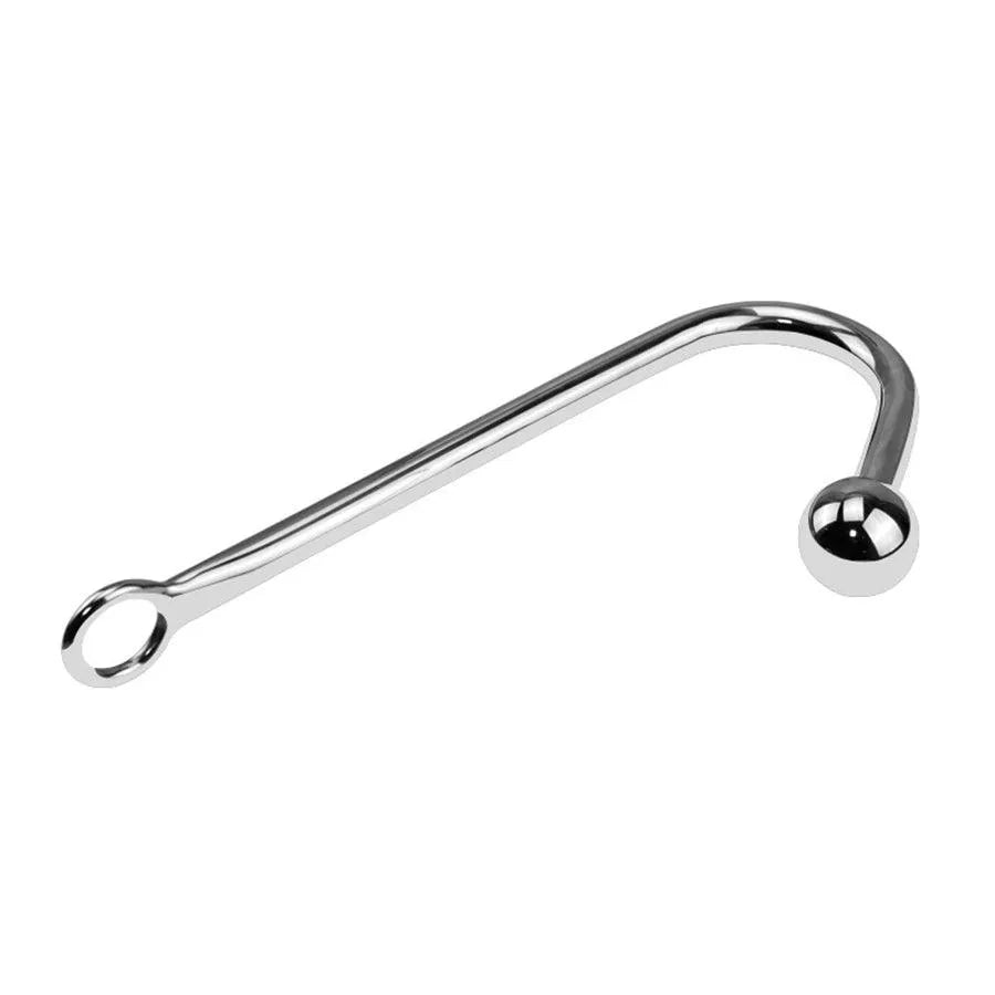 Detachable Steel Beads Anal Hook for BDSM Toys