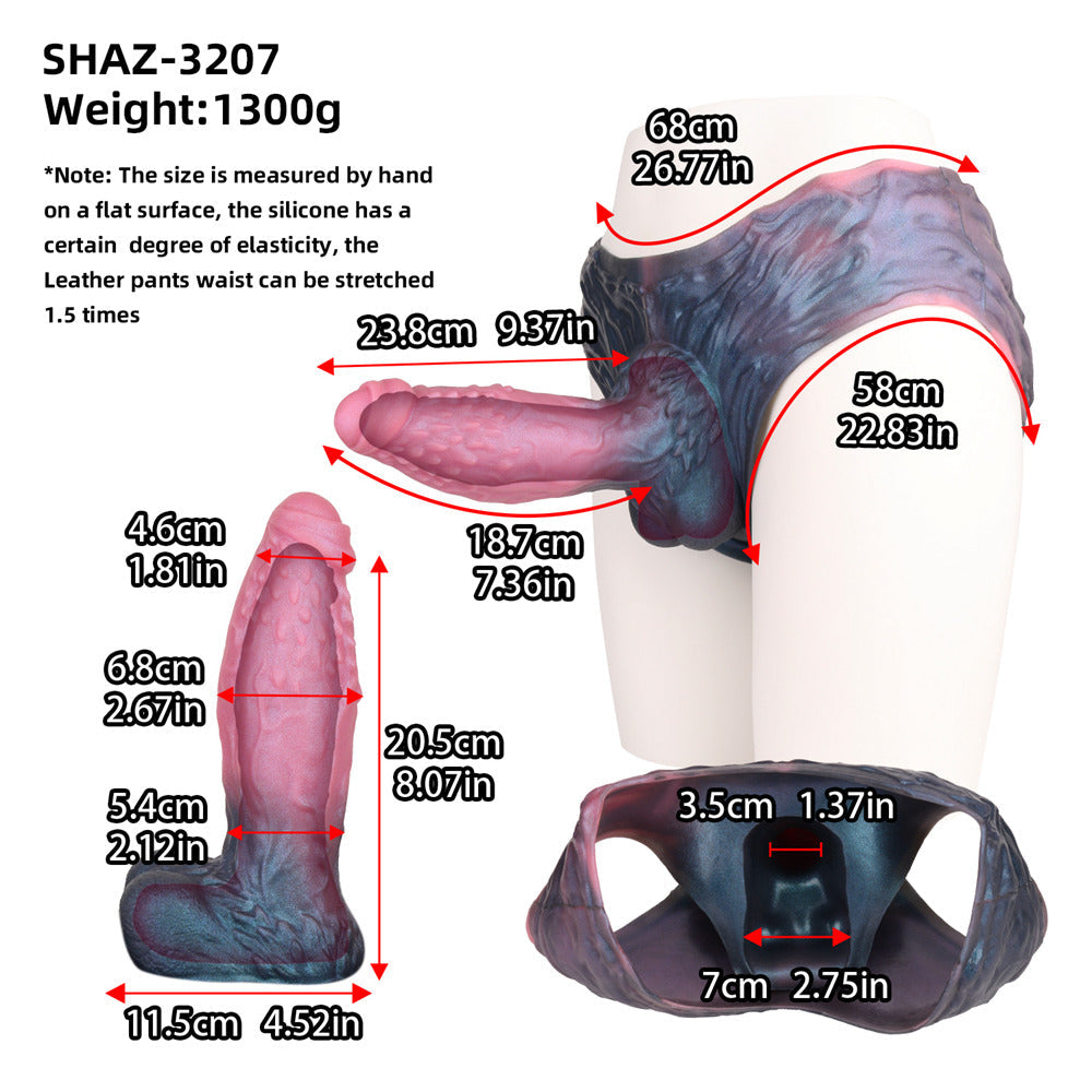 Xinghaoya Silicone Hollow Dildo Strap-On