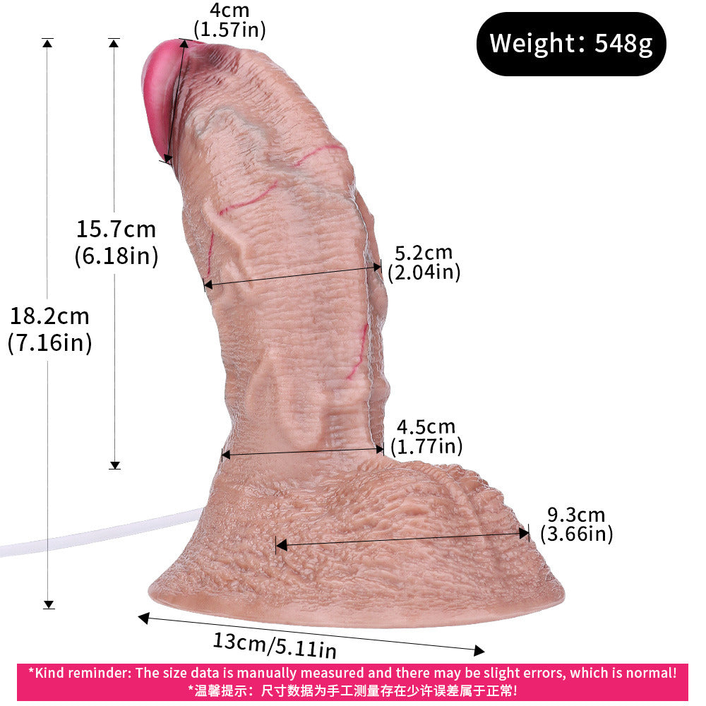 Xinghaoya Dual-layer Silicone Cumming Dildo