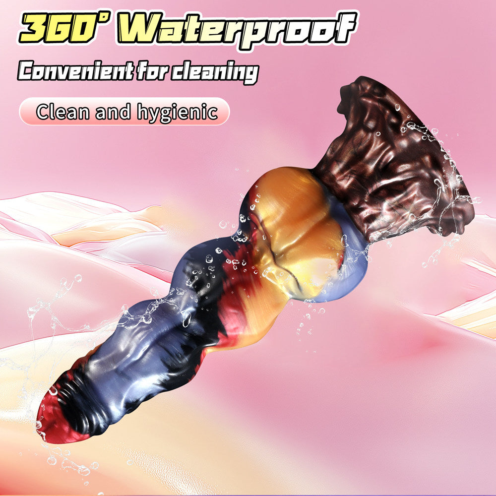 Xinghaoya Silicone Dog Penis Thrusting Vibrator