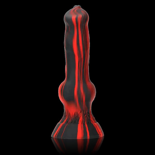 Cerberus Silicone Dog Knot Dildo 7.48 Inches