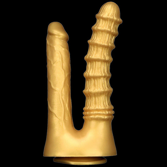 Anesidora Dual Texture Dp Dildo 10 Inches