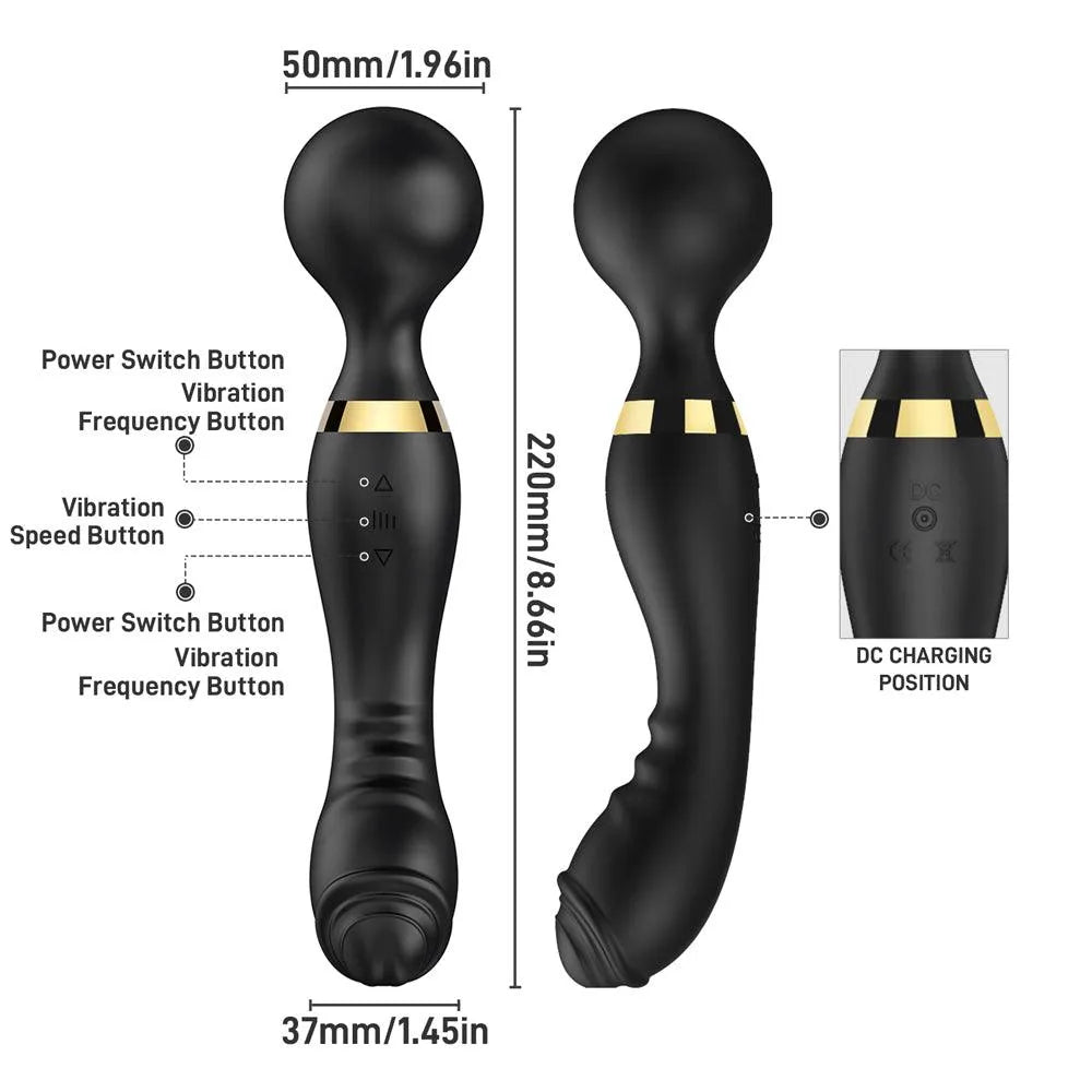 Double Head G-Spot Wand for Women anesidora Double Head G-Spot Wand for Women anesidora
