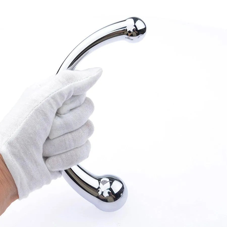 Dual Head Stainless Steel Anal Dildo