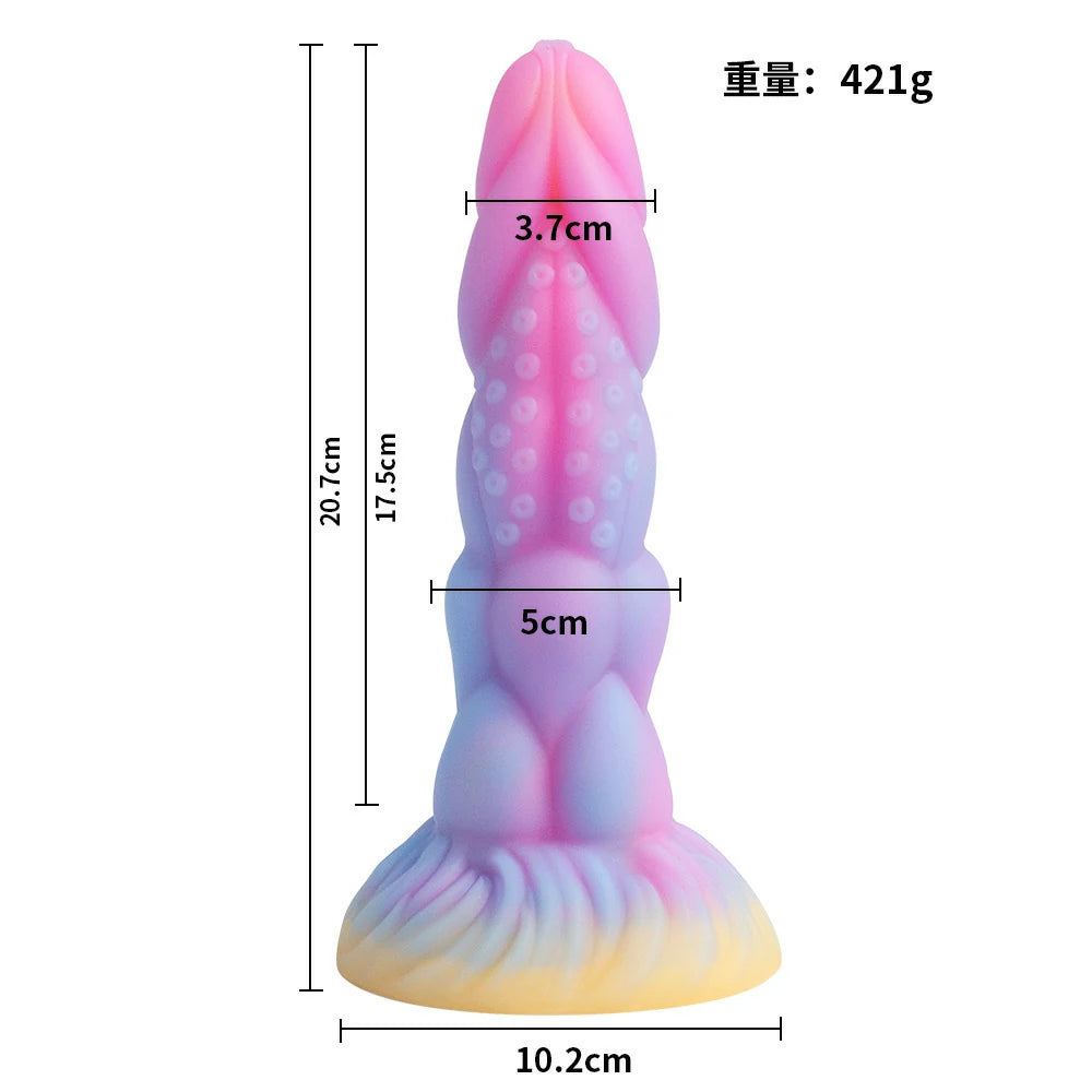 Glow in the Dark Moon Fantasy Unicorn Dildo