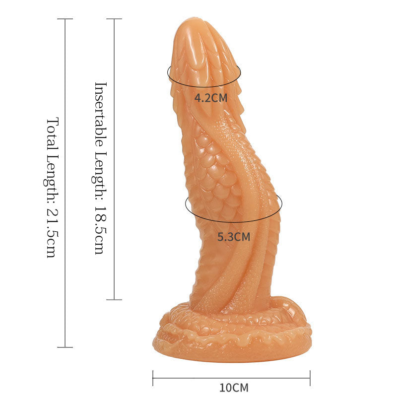 Dragon Scale Long Silicone Anal Plug