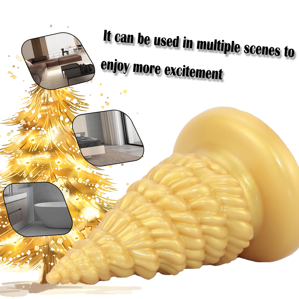 Christmas tree-shaped anal plugs