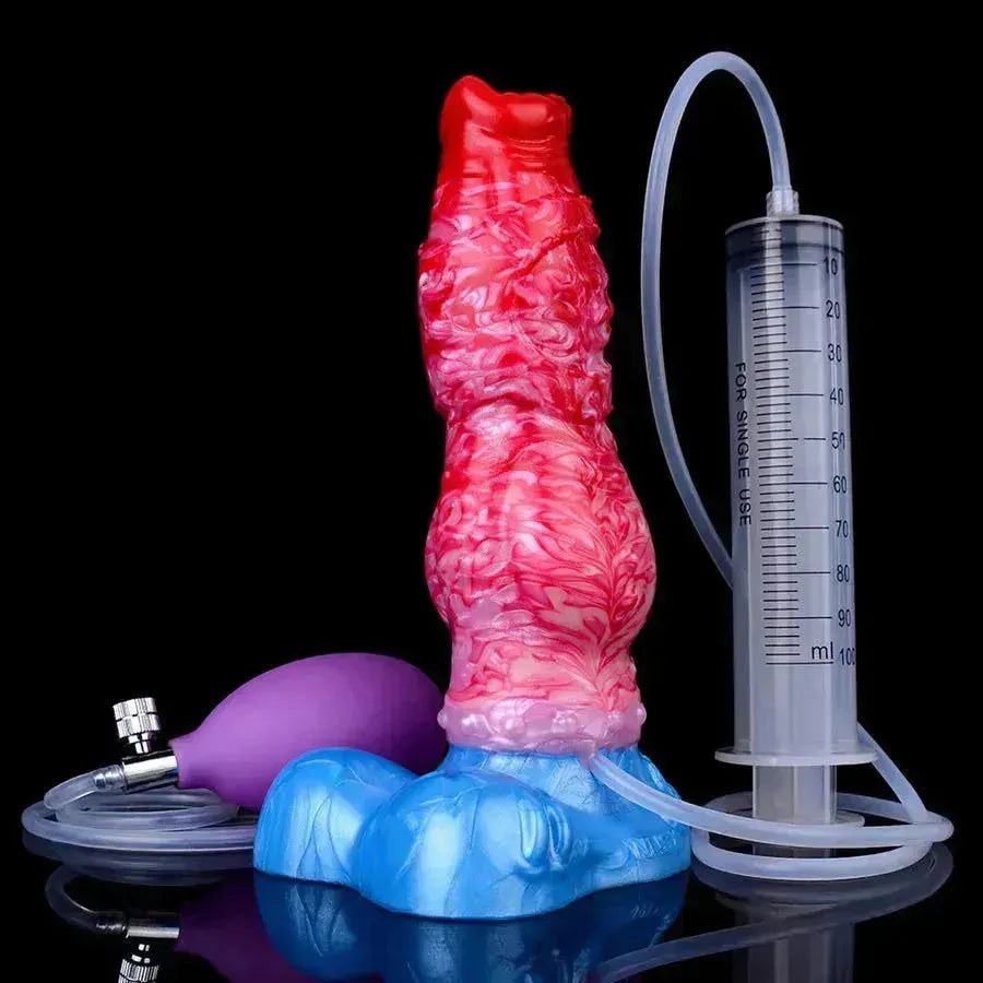 Inflatable Cum Dildo Sex Toy