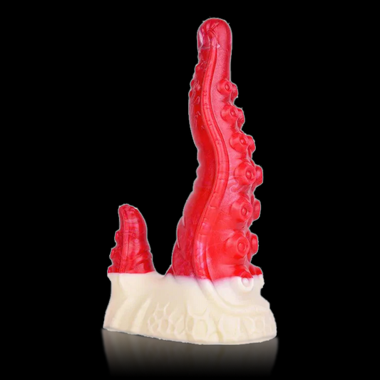 Double Silicone Tentacle Dildo 8 Inches