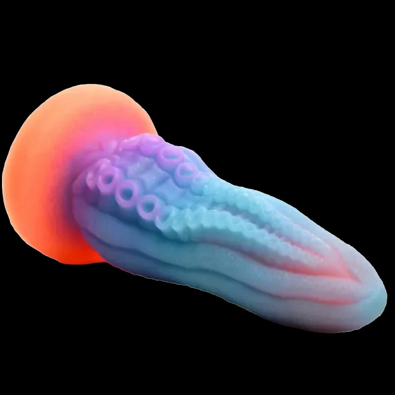 Northern Lights Tenta-Cock Dildo: Glow in the Dark Fantasy Toy