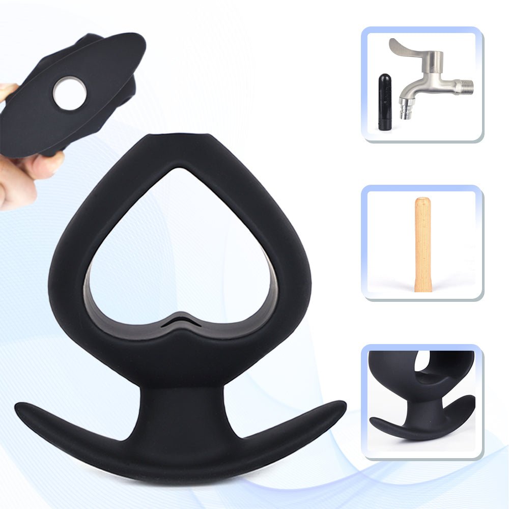 Faucet-Connectable Anal Plug Kit