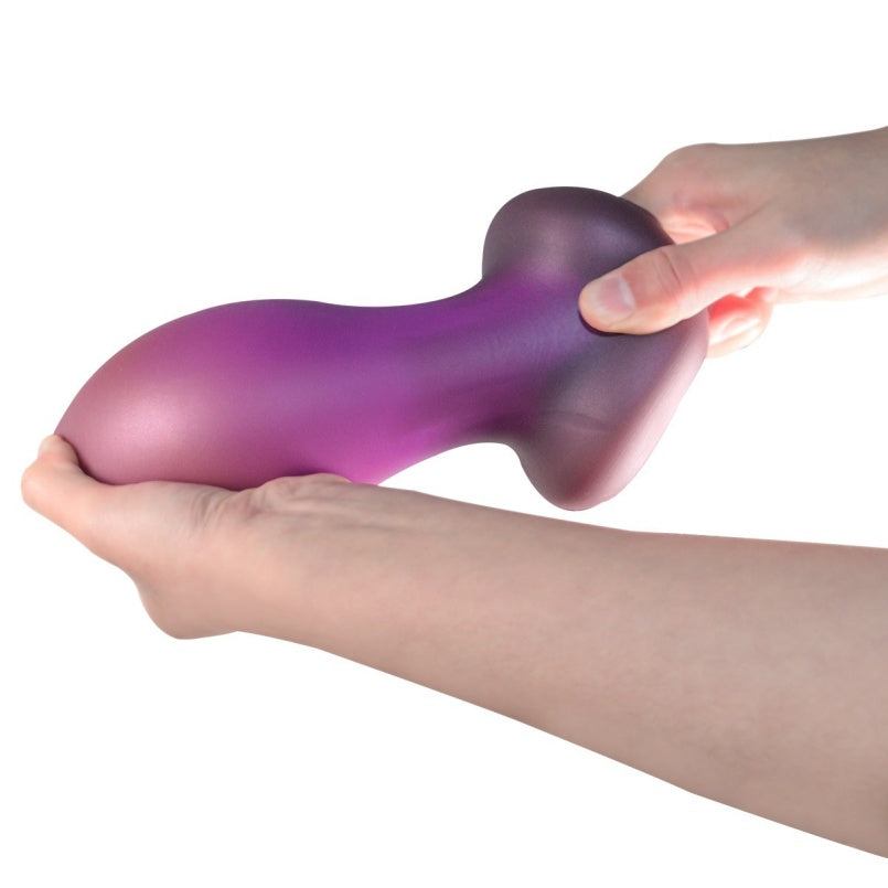 Purple Fantasy Silicone Butt Plug Fist Dildo - Extreme Restraints Anal Expansion Sex Toys for Women