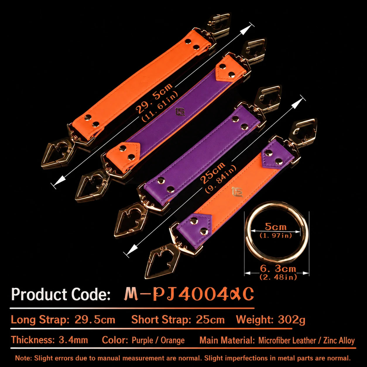 Anesidora Halloween Night Pumpkin BDSM Bondage Restraint Set