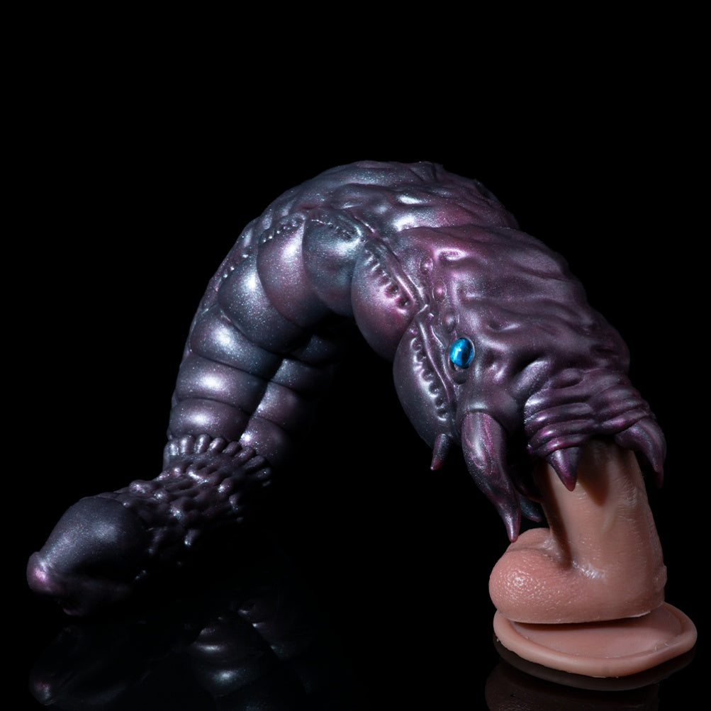 Deep Cave Worm Single-Channel Fantasy Sex Doll - Alien Creature Pocket Pussy for Otherworldly Pleasure