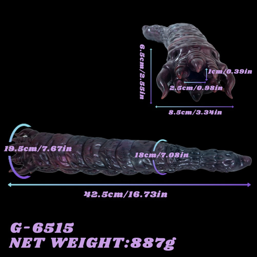 Deep Cave Worm Single-Channel Fantasy Sex Doll - Alien Creature Pocket Pussy for Otherworldly Pleasure