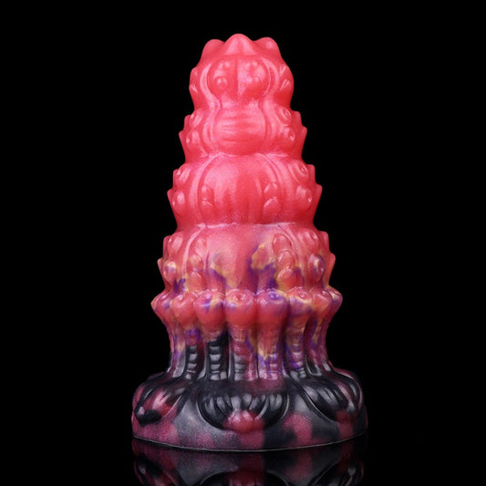 Octopus Tentacle Fantasy Dildo Butt Plug – Blood-Iridescent Silicone Anal Sex Toys for Women