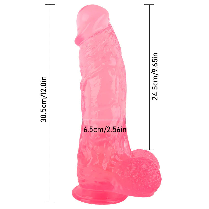 girthy strap on dildo 12 Inches