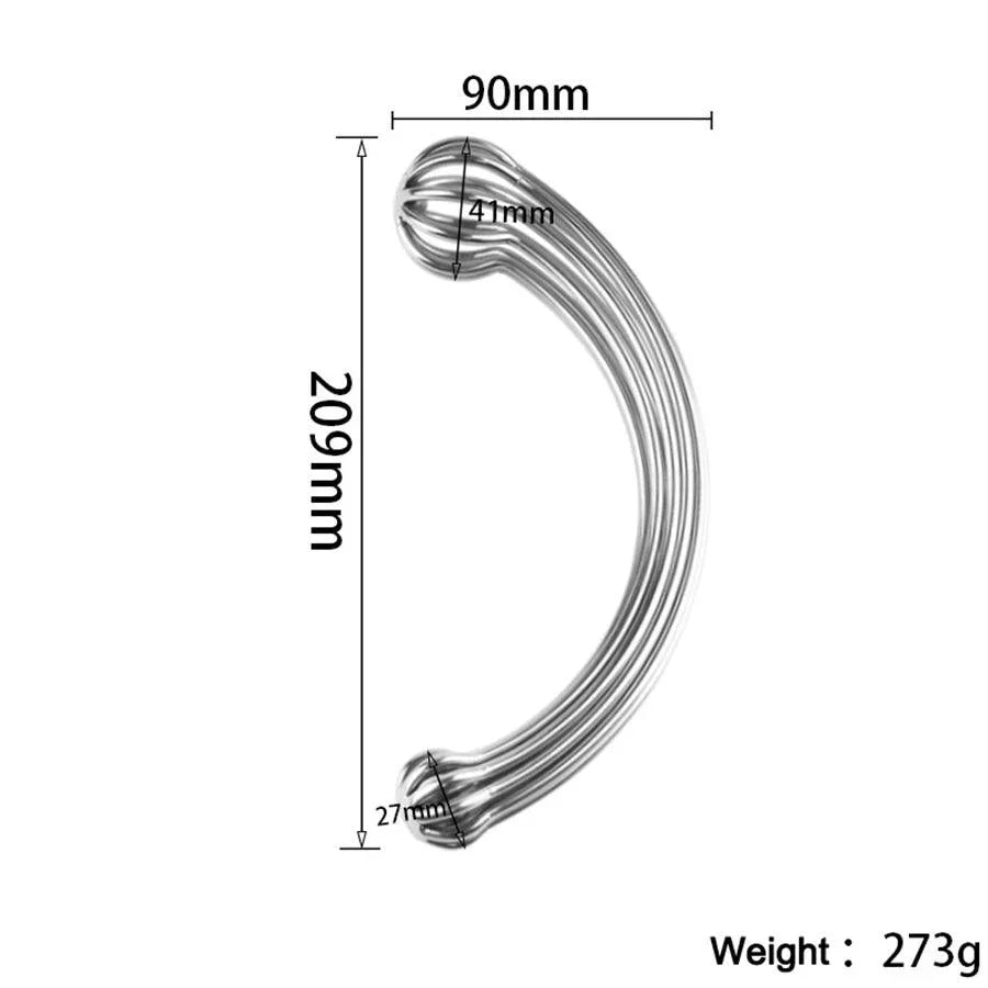 Hollow Metal Anal Dildo