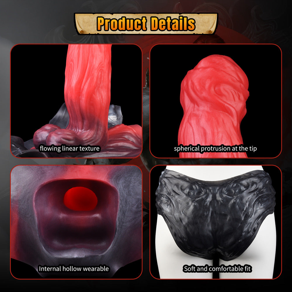Xinghaoya Silicone Hollow Monster Dildo