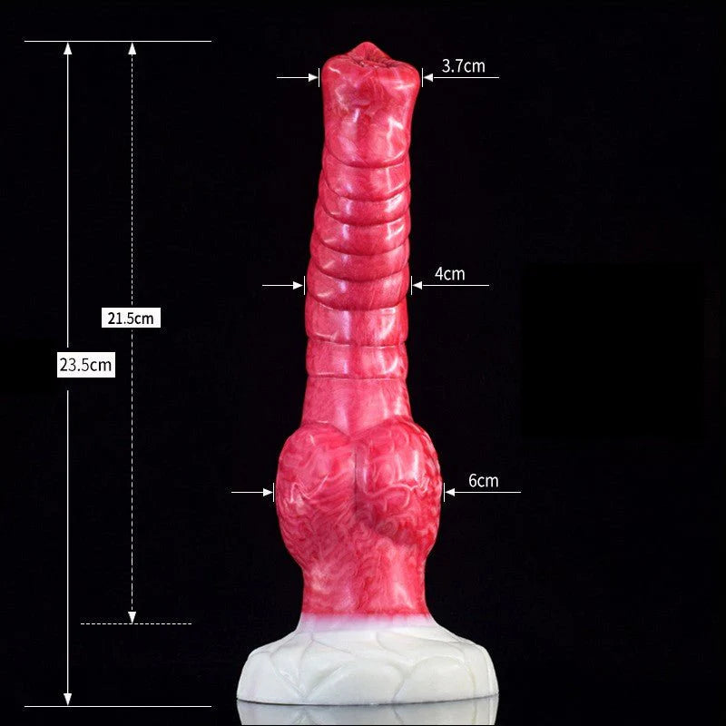 Horse Cock Strapon 9.3 Inches Liquid Silicone