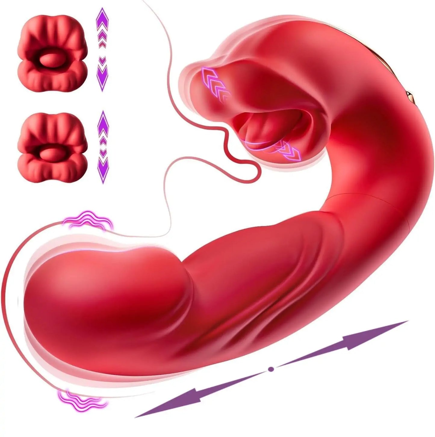 Joi Toys Dual-Stim Thrusting Vibrator