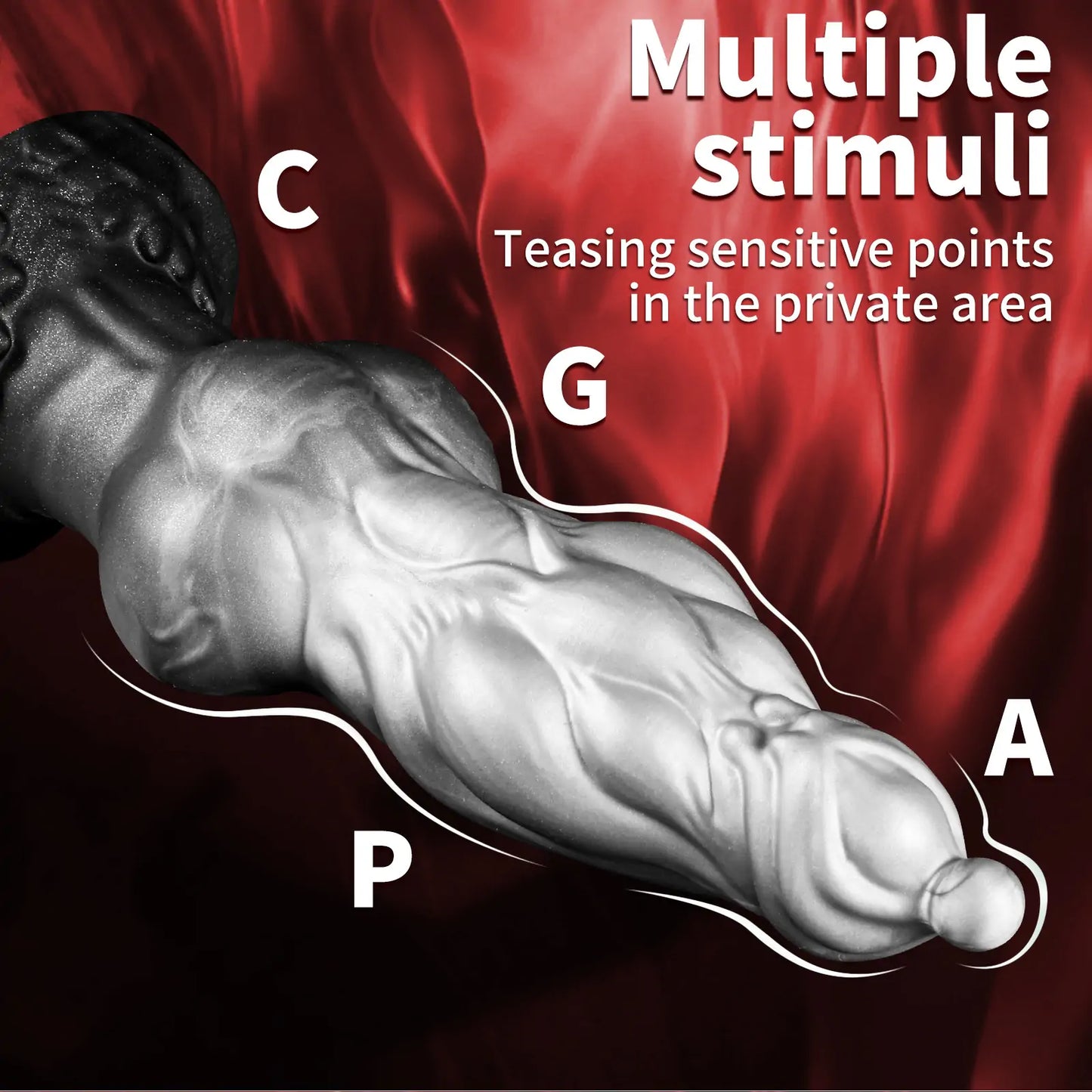 kludde - Fantasy Knot Dog Dildo 3 Size